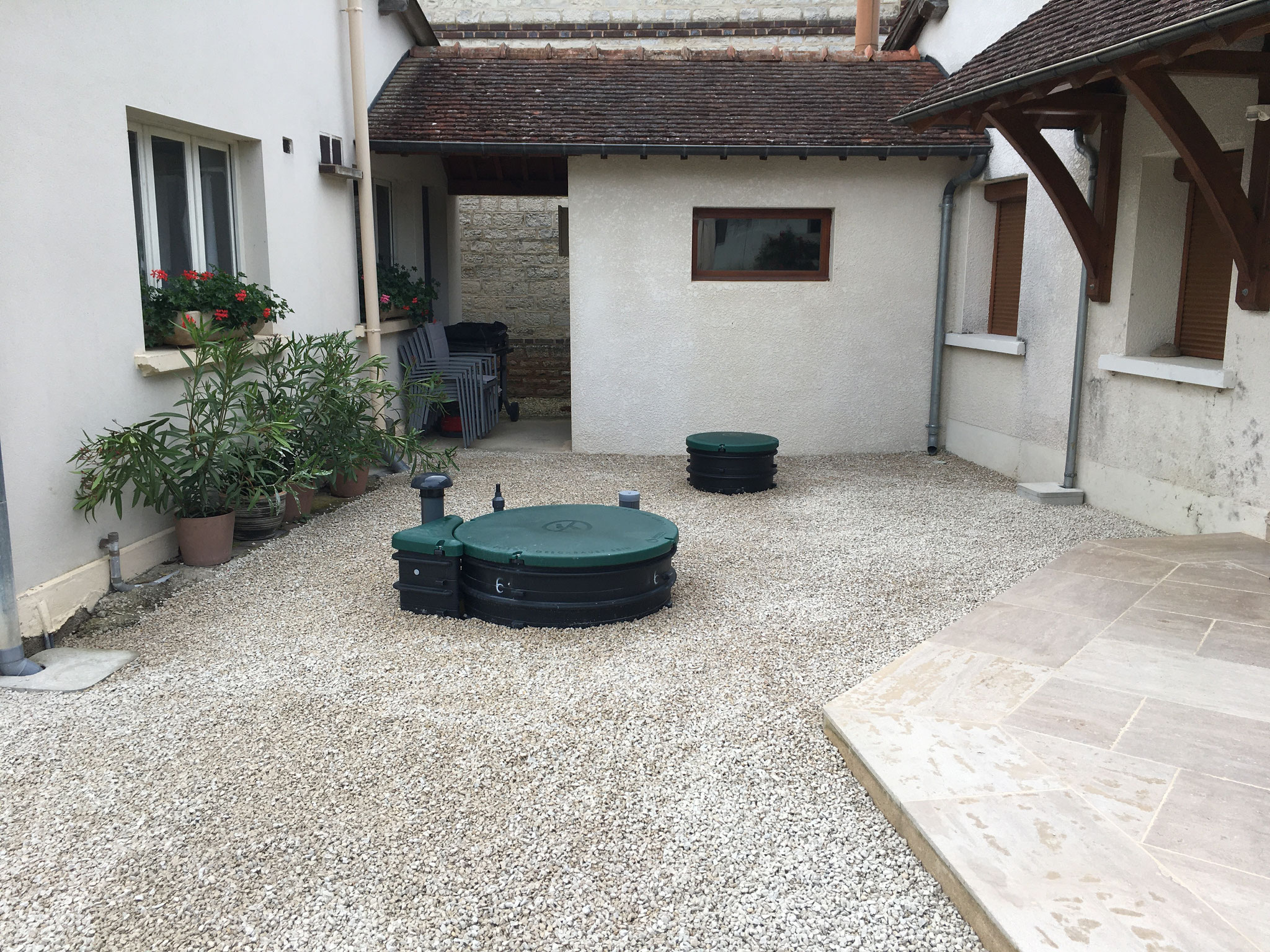 Terrain aménagé et finition après chantier Entreprise Camille
